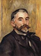 Pierre Renoir Stephane Mallarme oil on canvas